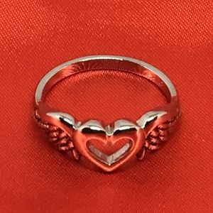 Brand New Sterling Silver Heat with Wings Ring